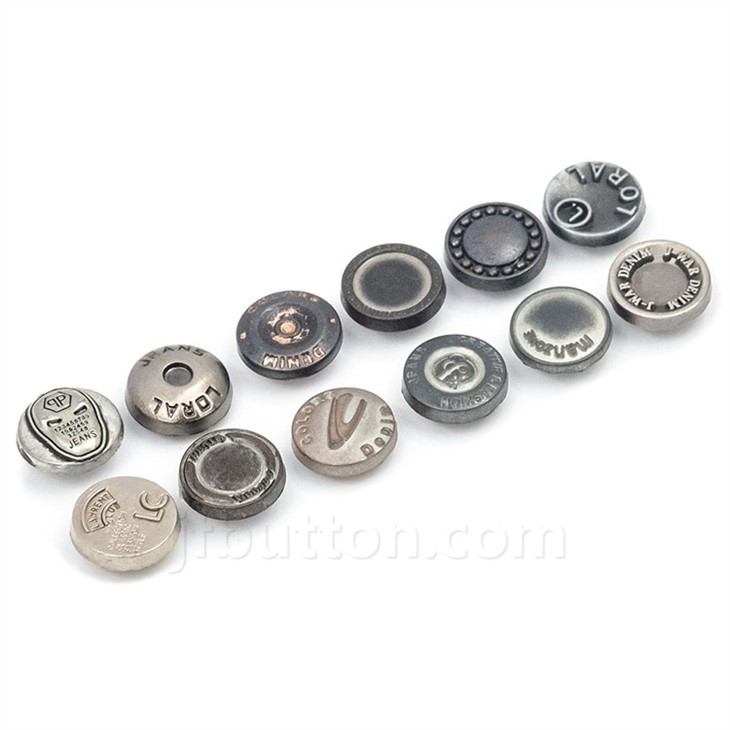 Jeans Rivets And Buttons