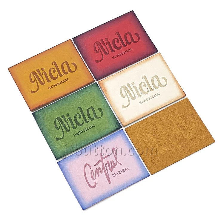 Custom Genuine Leather Knitting Tags