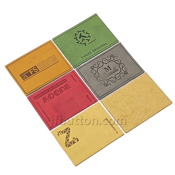 Custom Genuine Leather Knitting Tags