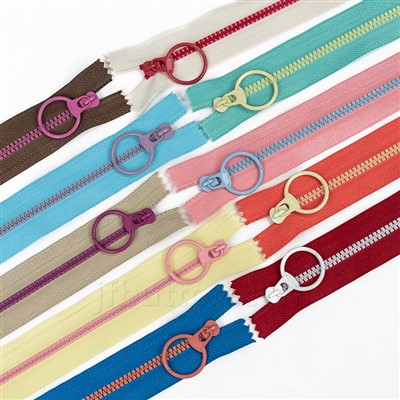 # 3 Moulded Yas Zipper rau Kev Tso Cai