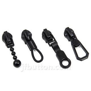 Dub Hlau Slider ntawm Zipper