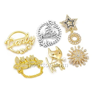 Costume Jewelry Pins Thiab Brooches