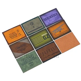 Faux Tawv Handmade Ntawv Cim