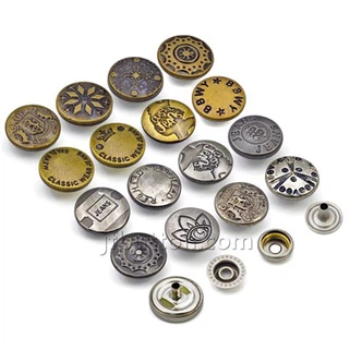 Hlau Xovxwm Stud Buttons