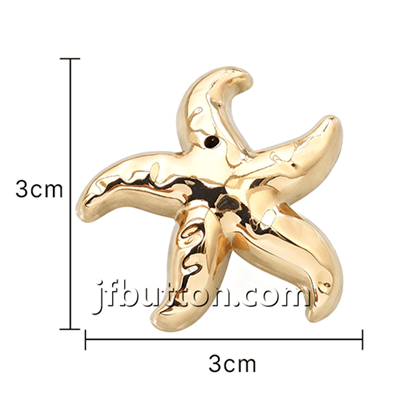 Hlau starfish khawm nrog shank