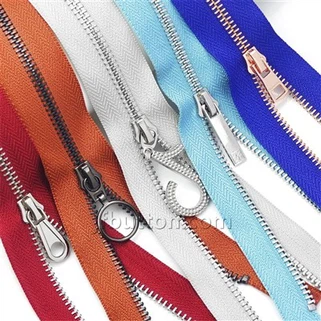 Hlau Zipper Nrog Nplhaib Rub