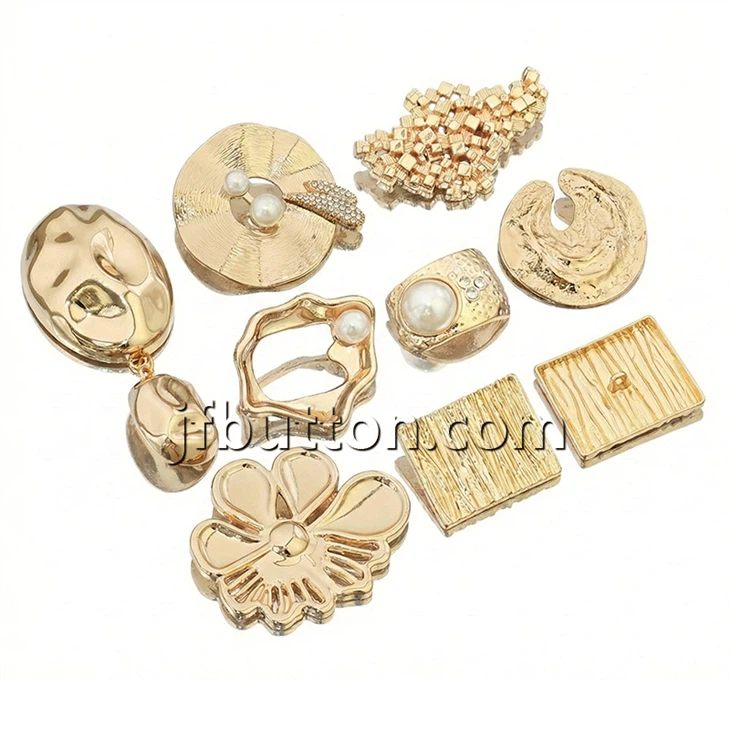 Abstract Design Clothing Shank Button