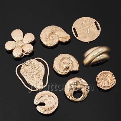 Hnav Ruched Hlau Accessories Buckle