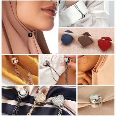7 Ntau hom Hijab Pins
